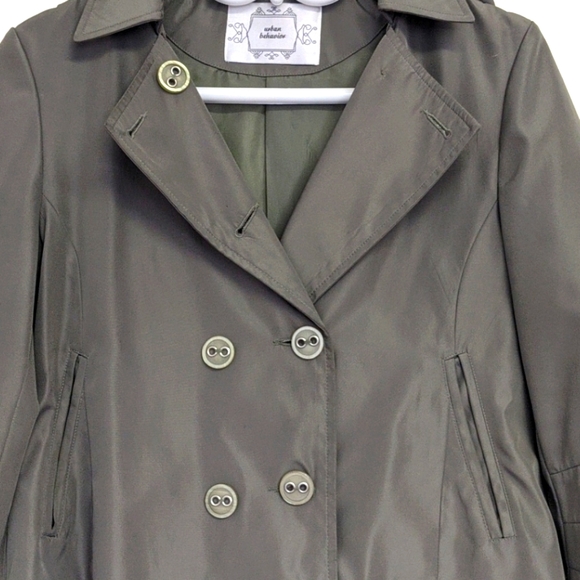 Urban Behaviour Olive Button-Front Jacket - Picture 3 of 13